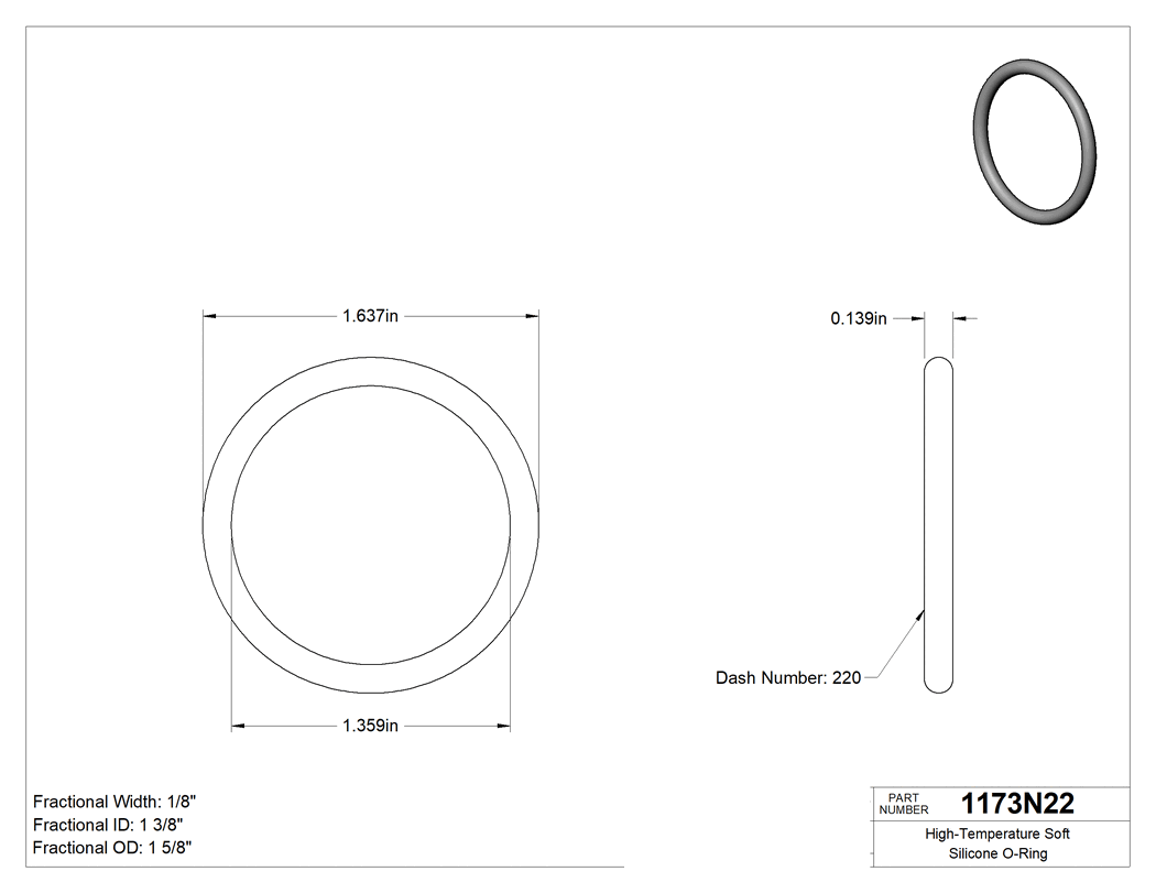 Technical drawing - 1173N22